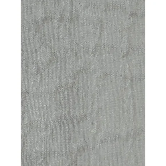 Stefan Green 2 Cardigan Sweater Merino Wool Blend Cream Gold Zip Trim Boxy - Picture 4 of 11